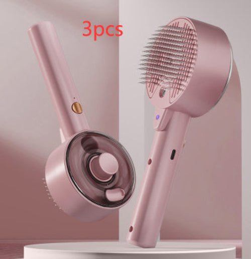 Animal Hair Remover Brush Dog And Cat Steam Brush Pet Self Cleaning 