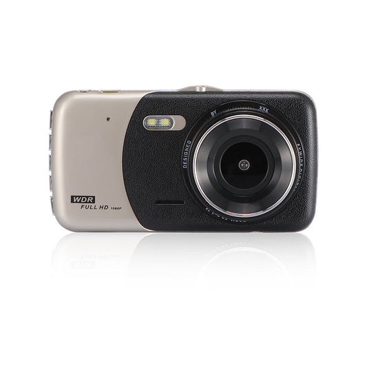 4" Dual Lens 1080P FHD 1.0MP Dash Camera Car DVR 