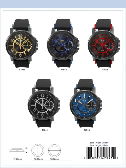 Milano expressions silicon band watch