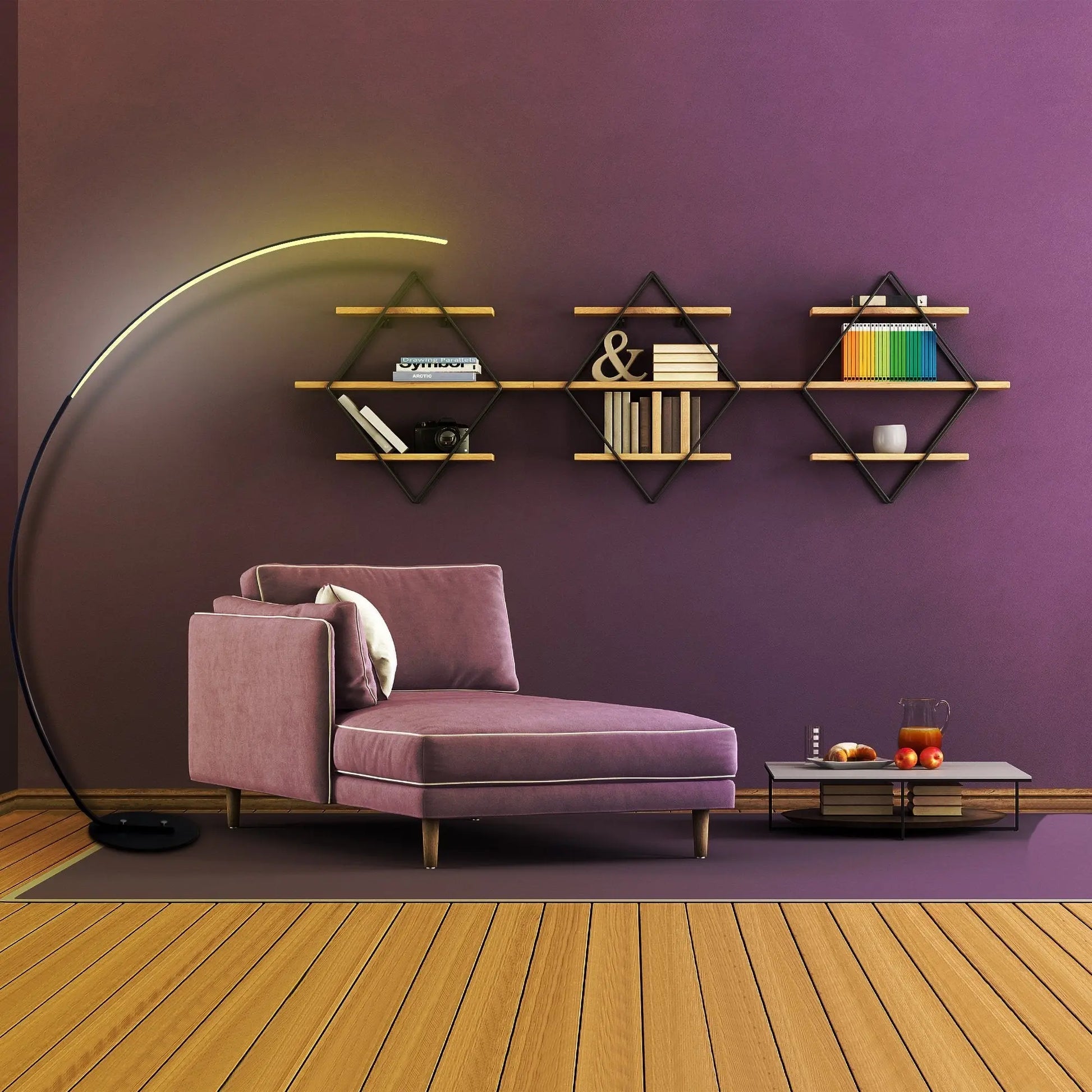 RGB Modern Curve Lamp 