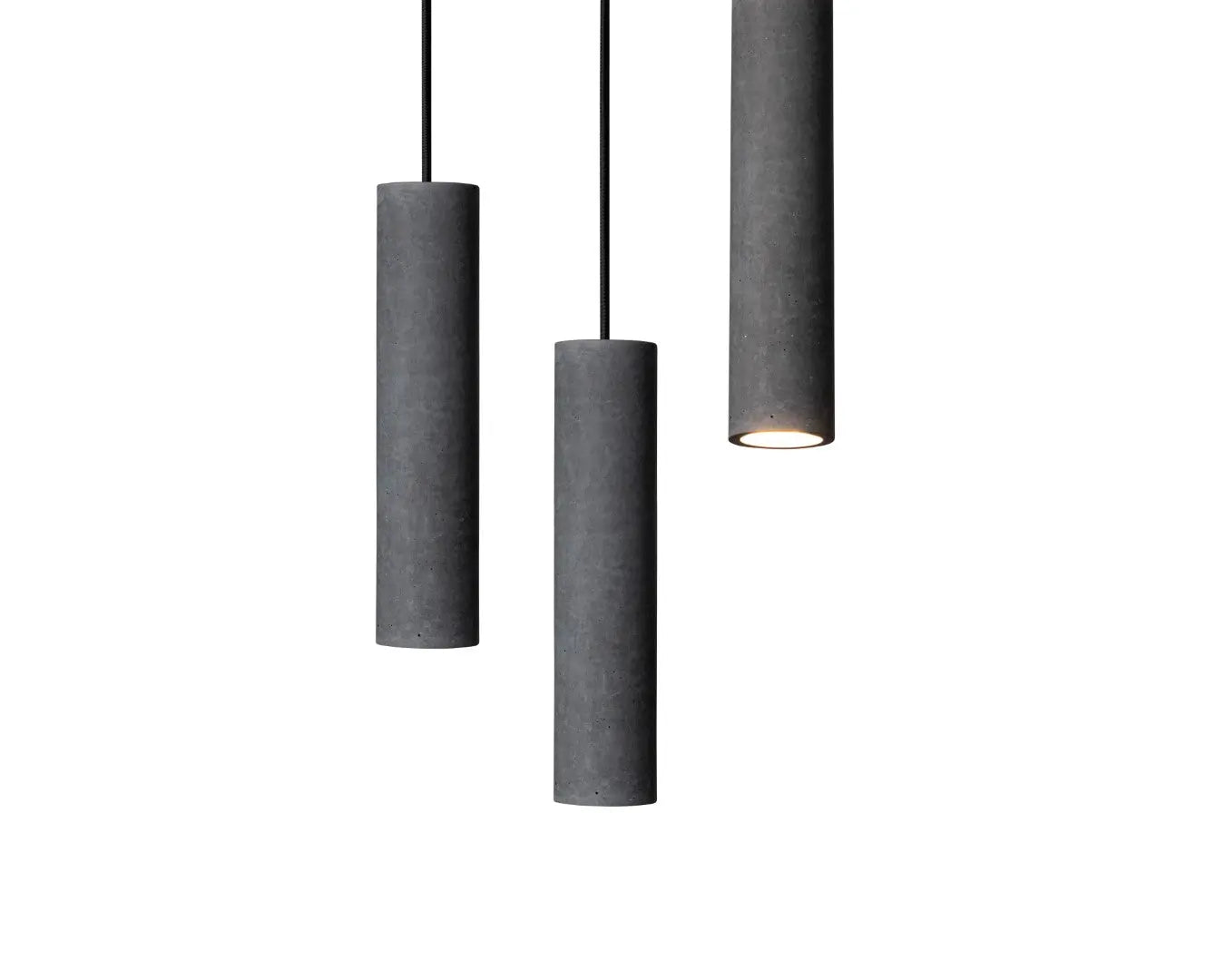 GRAY Concrete Pendant Light B+B 