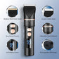 Men's Electric Hair Clipper Rechargeable Hair Cutter Stainless Steel 