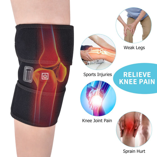 Heating Knee Pads Knee Brace Support Pads Thermal Heat Therapy Wrap 