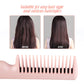 2-in-1 Hair Straightener Tourmaline Ceramic Hair Curler Brush Hair 