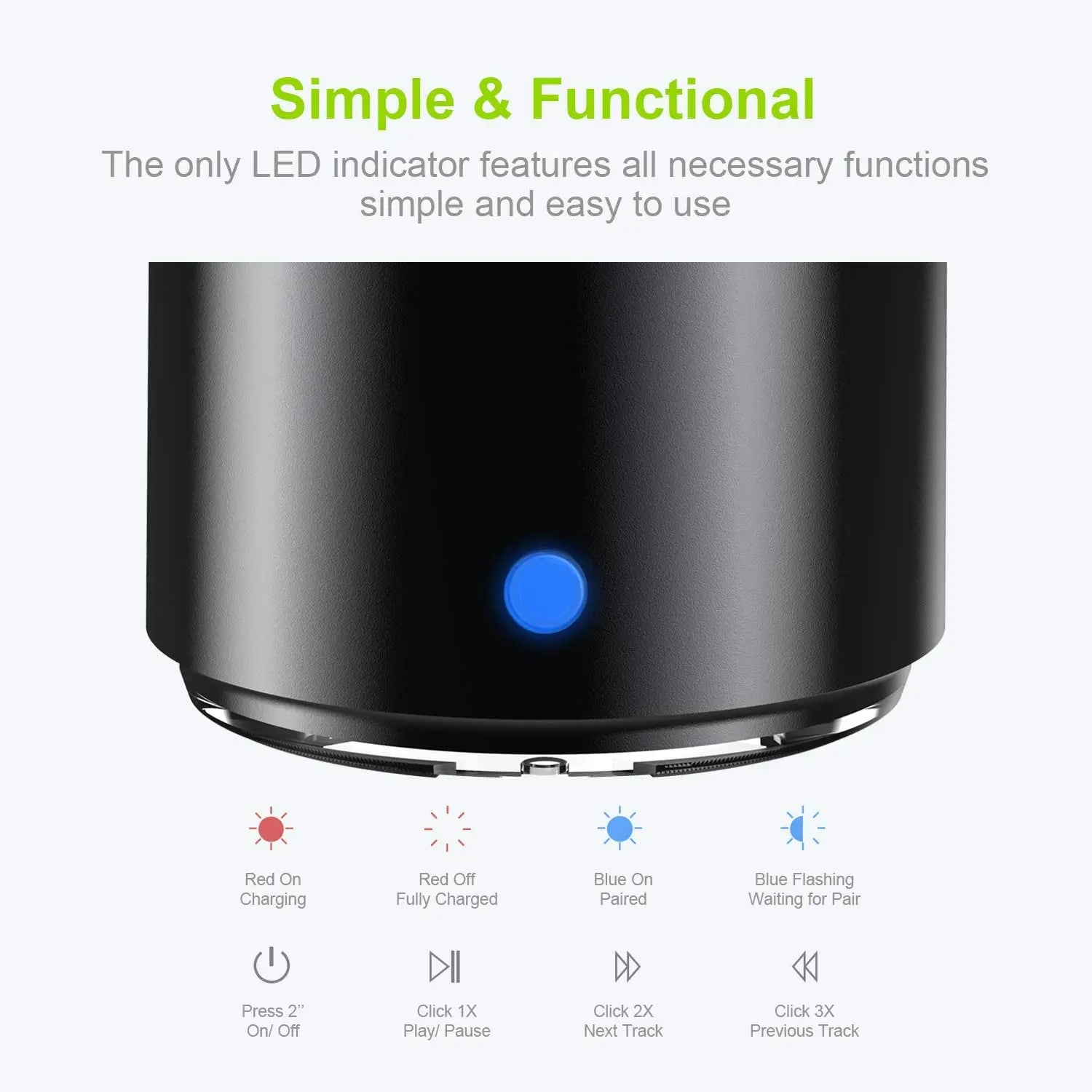 Dragon ZS1 Waterproof Mini Bluetooth Speaker 