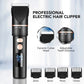 Men's Electric Hair Clipper Rechargeable Hair Cutter Stainless Steel 