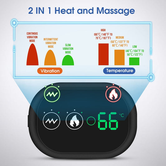 Heating Massage Shoulder Brace Support Arthritis Injury 