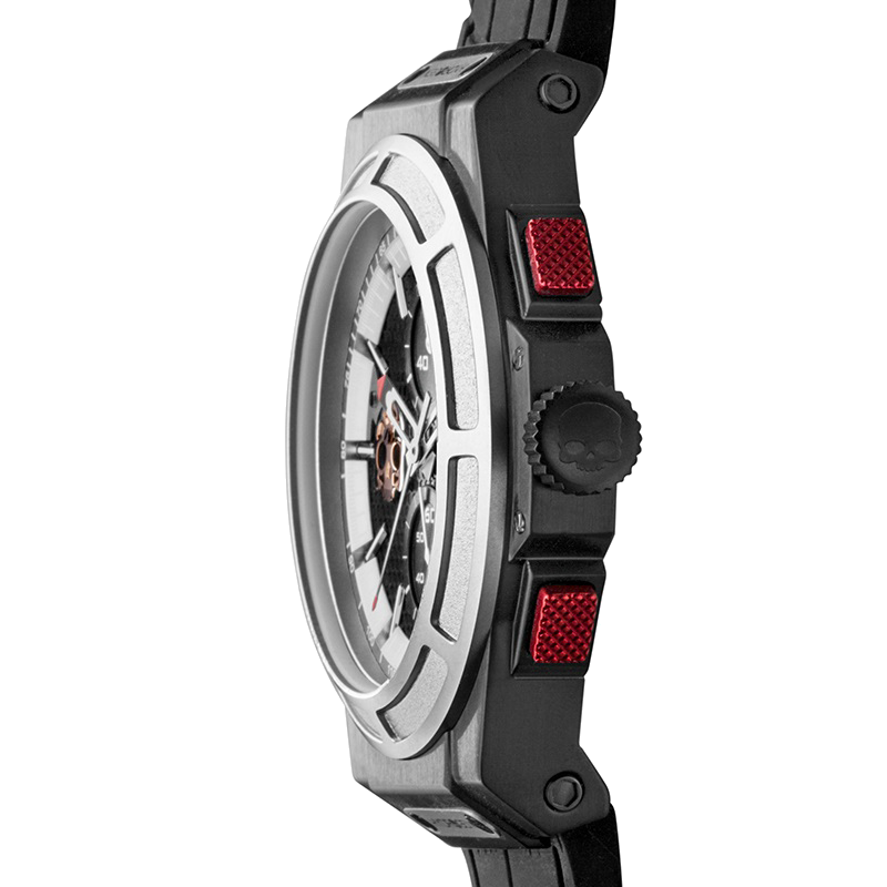 Otto Chrono Silver Matt Black 