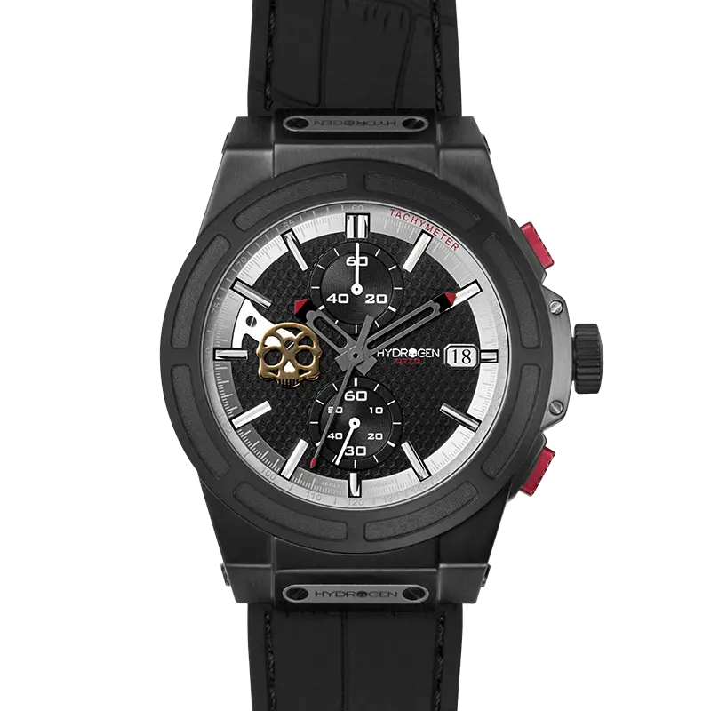 Otto Chrono black luxury sports watch
