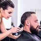 Men's Electric Hair Clipper Rechargeable Hair Cutter Stainless Steel 