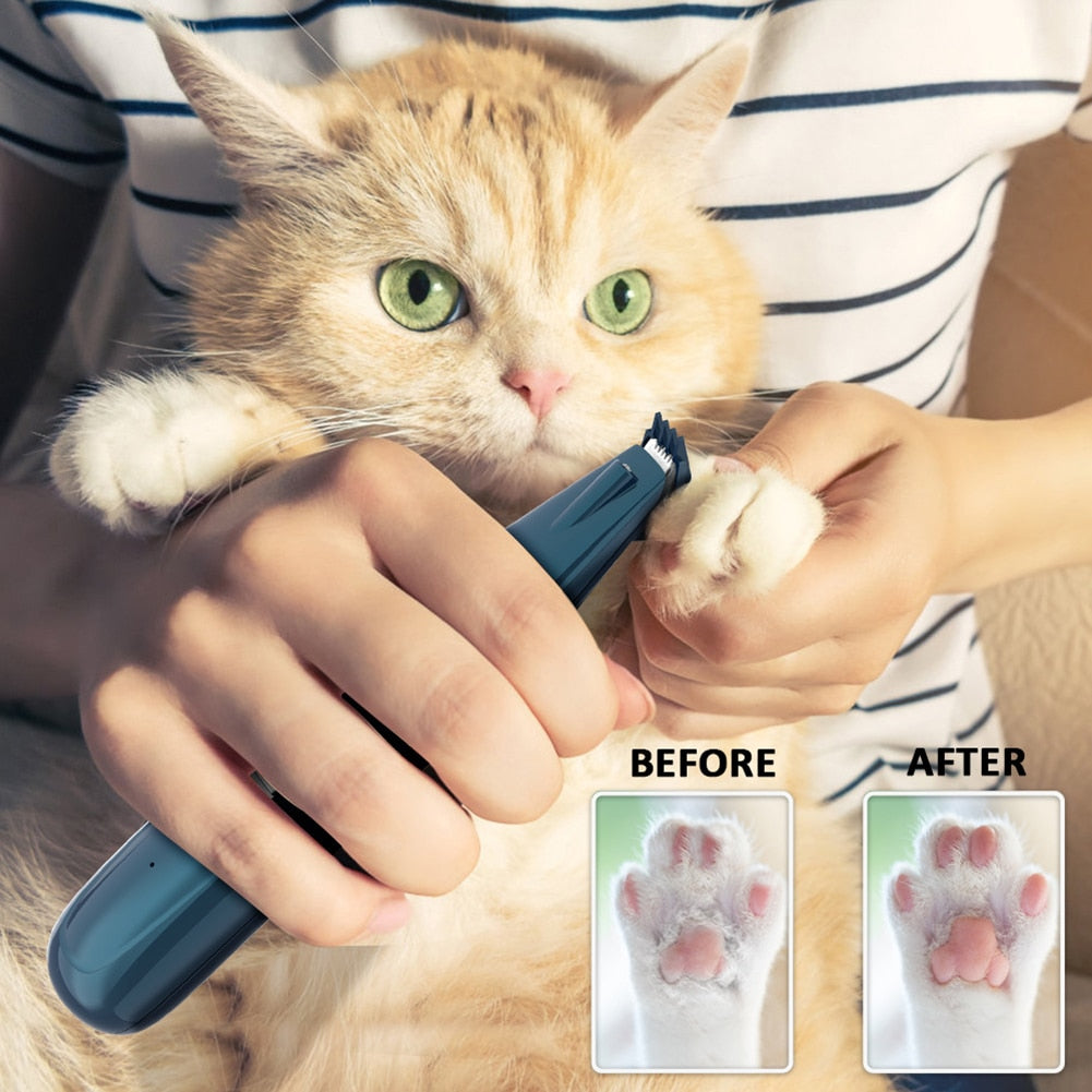 Professional Pet Dog Hair Trimmer Animal Grooming Clippers Cutter 