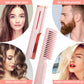 2-in-1 Hair Straightener Tourmaline Ceramic Hair Curler Brush Hair 