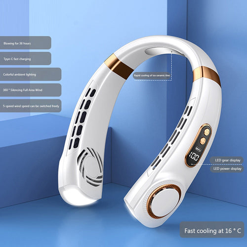 Innovative LED equipped Wearable Fan 