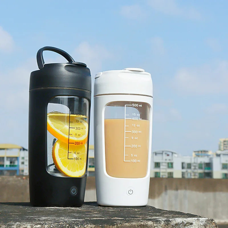 USB Electric Protein Shaker Bottle Portable 1200mAh Rechargeable 