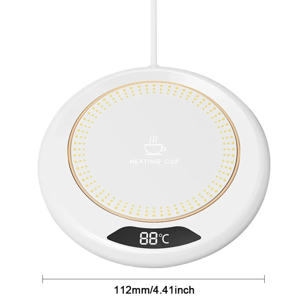 USB Smart Coffee Mug Warmer with Digital Display 