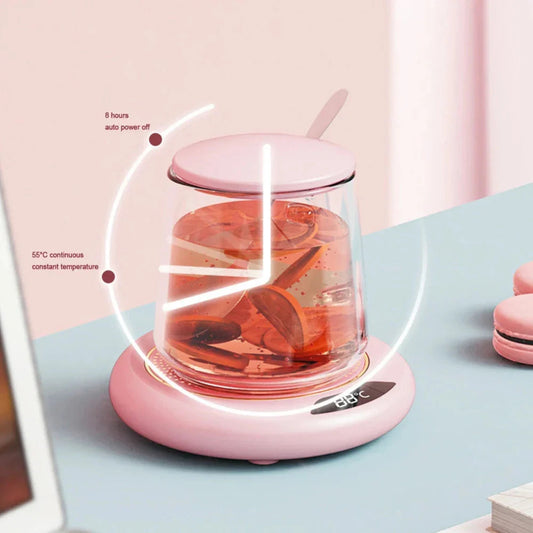 USB Smart Coffee Mug Warmer with Digital Display 
