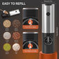Electric Salt Grinder 2 Bottles Set 