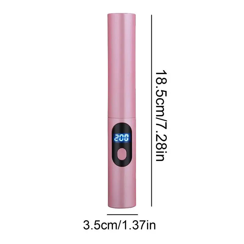 Curly Hair Straightener Iron Comb Cordless USB Charging Mini Hair 