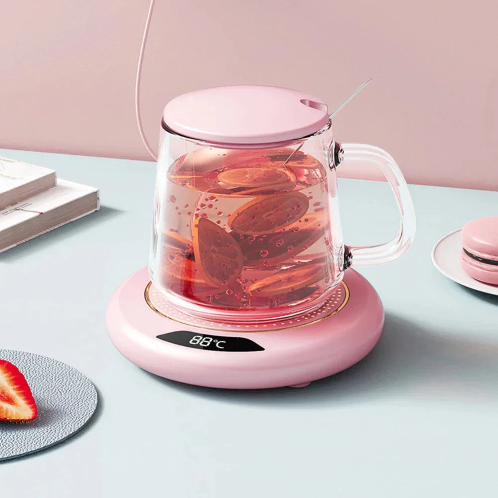 USB Smart Coffee Mug Warmer with Digital Display 