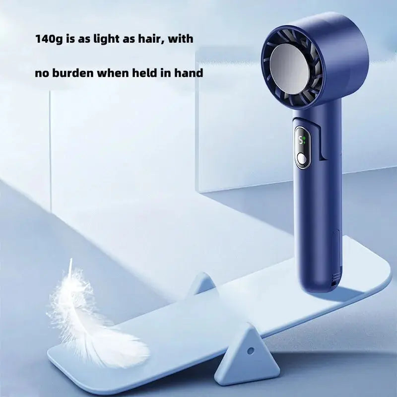 Refrigeration Handheld Fan Portable Power Bank Desktop Can Be 