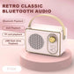 Retro Mini Wireless Bluetooth Speaker with Knob Adjustment 