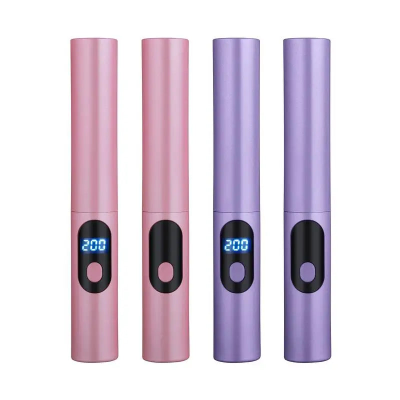 Curly Hair Straightener Iron Comb Cordless USB Charging Mini Hair 