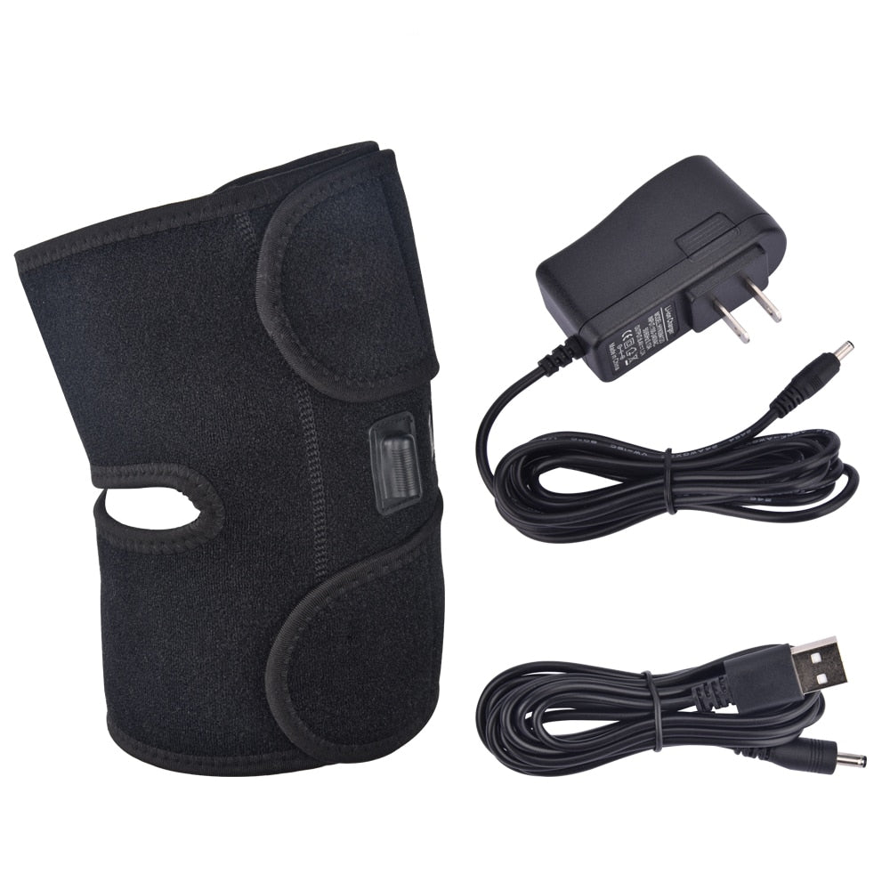 Heating Knee Pads Knee Brace Support Pads Thermal Heat Therapy Wrap 