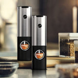 Electric Salt Grinder 2 Bottles Set 