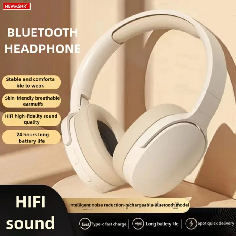 #P2961 Wireless Bluetooth 5.3 Headphones Over Ear Hifi Stereo Headset 
