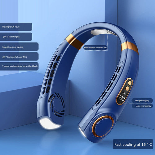 Innovative LED equipped Wearable Fan 