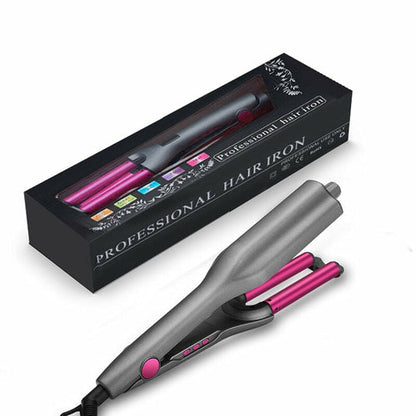 Professional Hair Curler Waves Hair Styler 3 Barrels Adjustable Size 