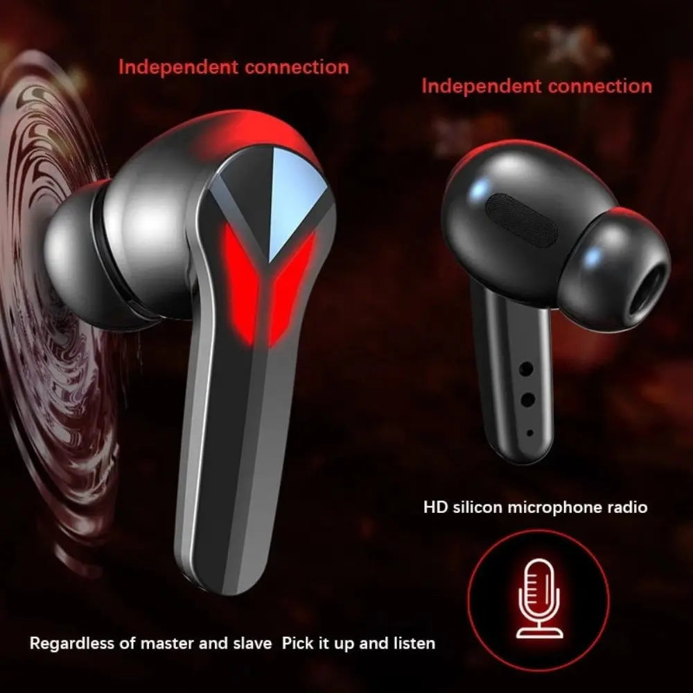 Dragon Red Flame Bluetooth Earbuds 
