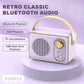 Retro Mini Wireless Bluetooth Speaker with Knob Adjustment 