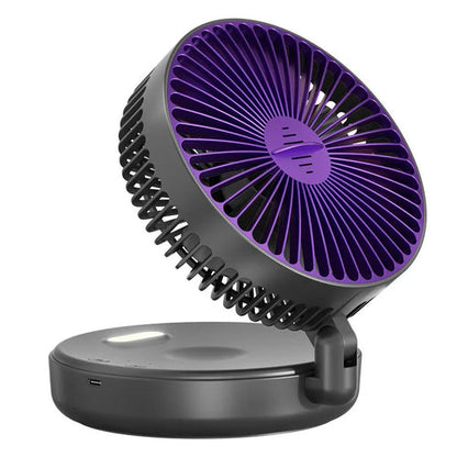 6 Inch Multifunctional Foldable Glow-in-the-dark Fan Desktop USB Mute 