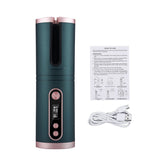 Automatic Hair Curler Ceramic Anti-Scalding Wireless Curling Iron for 