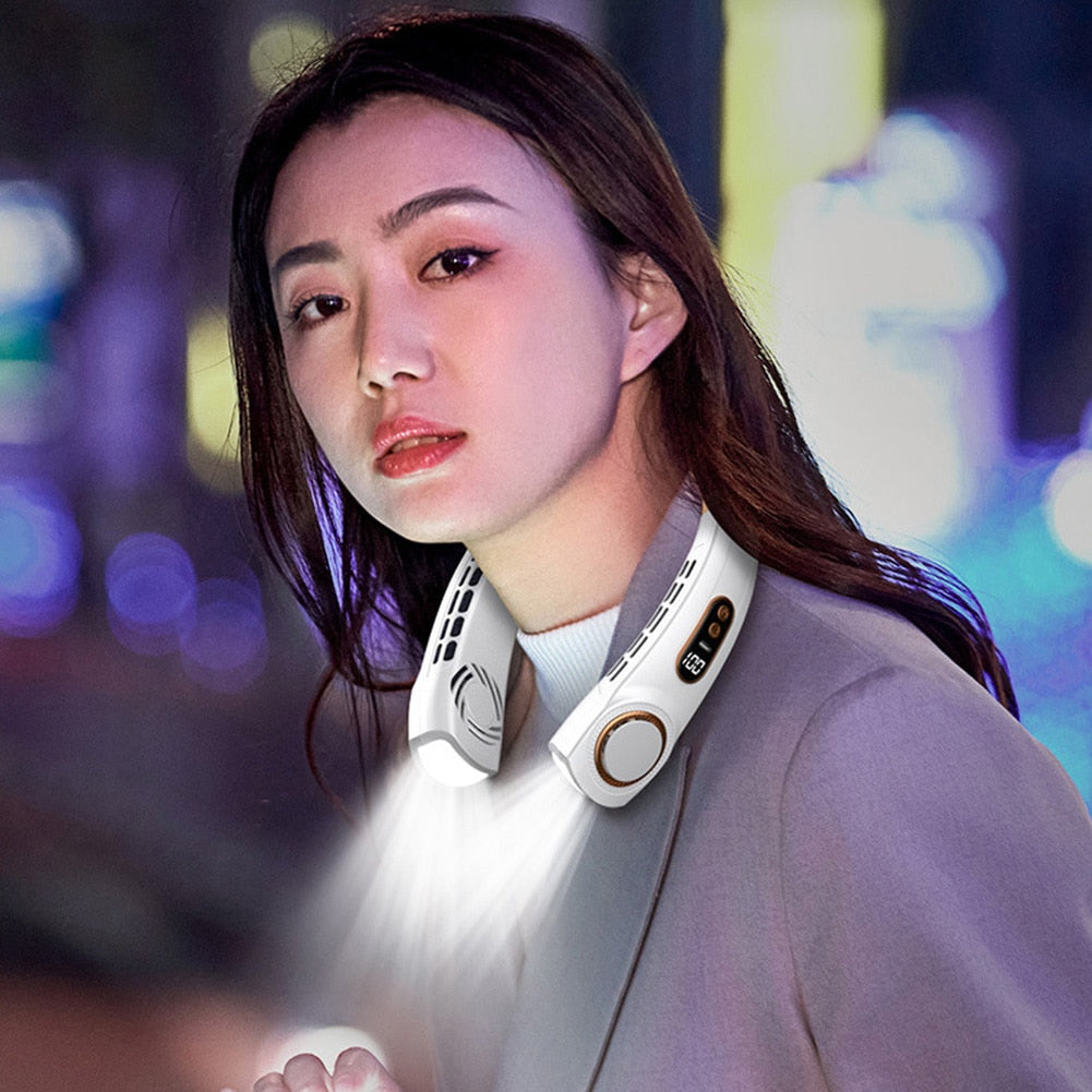 Innovative LED equipped Wearable Fan 