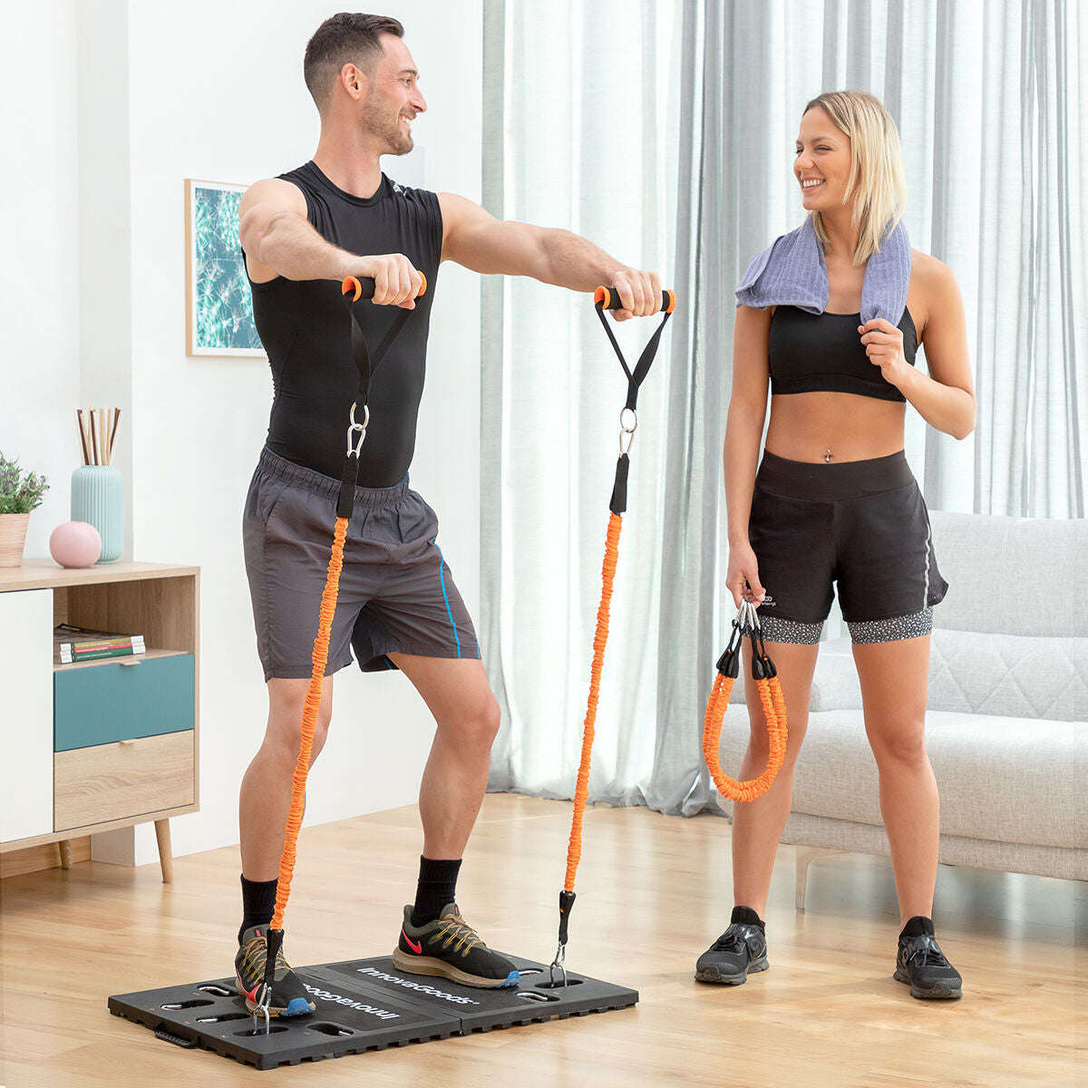 Integrated Portable Training System with Exercise Guide Gympak Max 