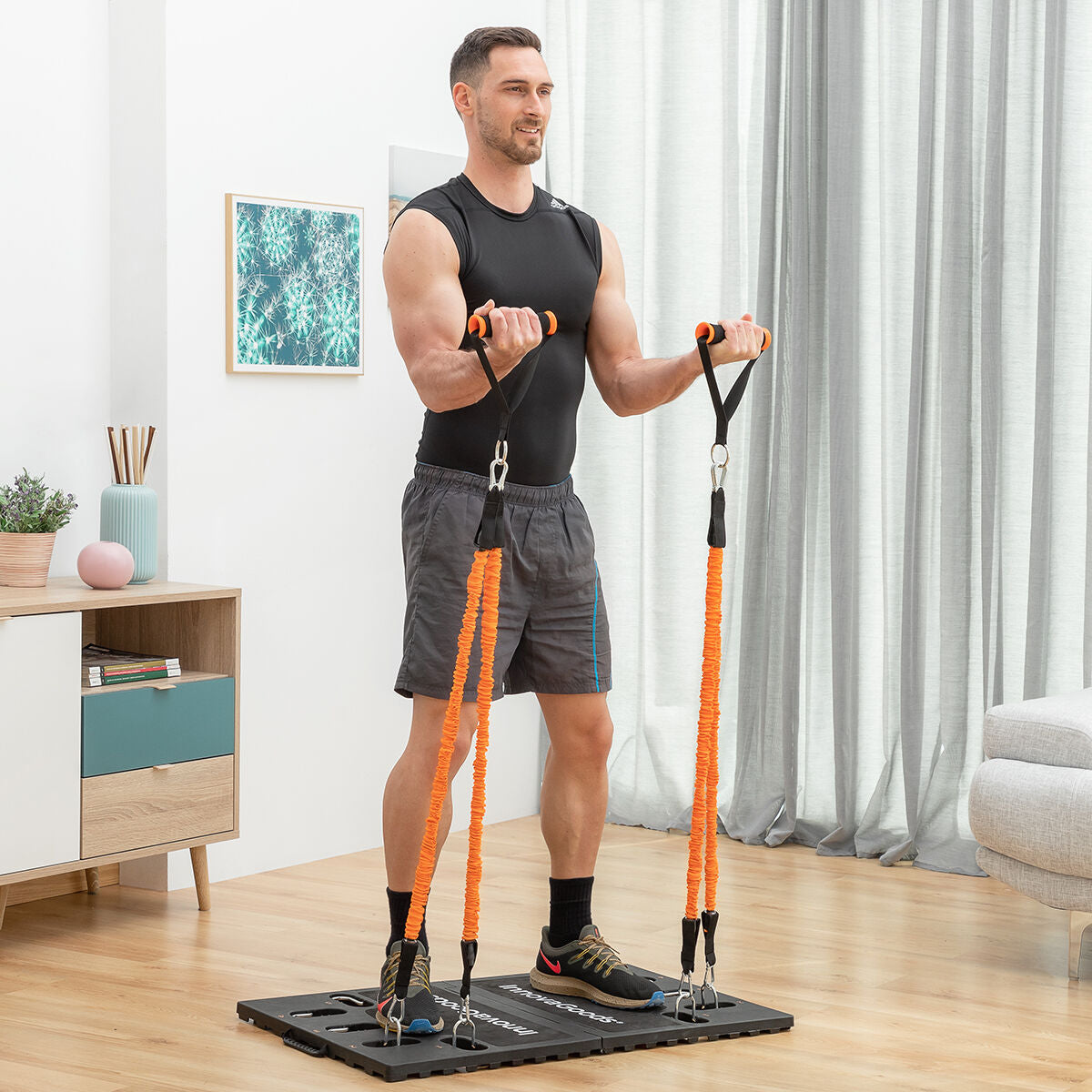 Integrated Portable Training System with Exercise Guide Gympak Max 
