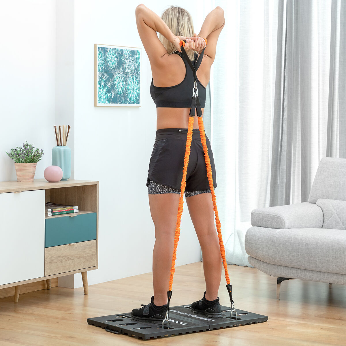 Integrated Portable Training System with Exercise Guide Gympak Max 