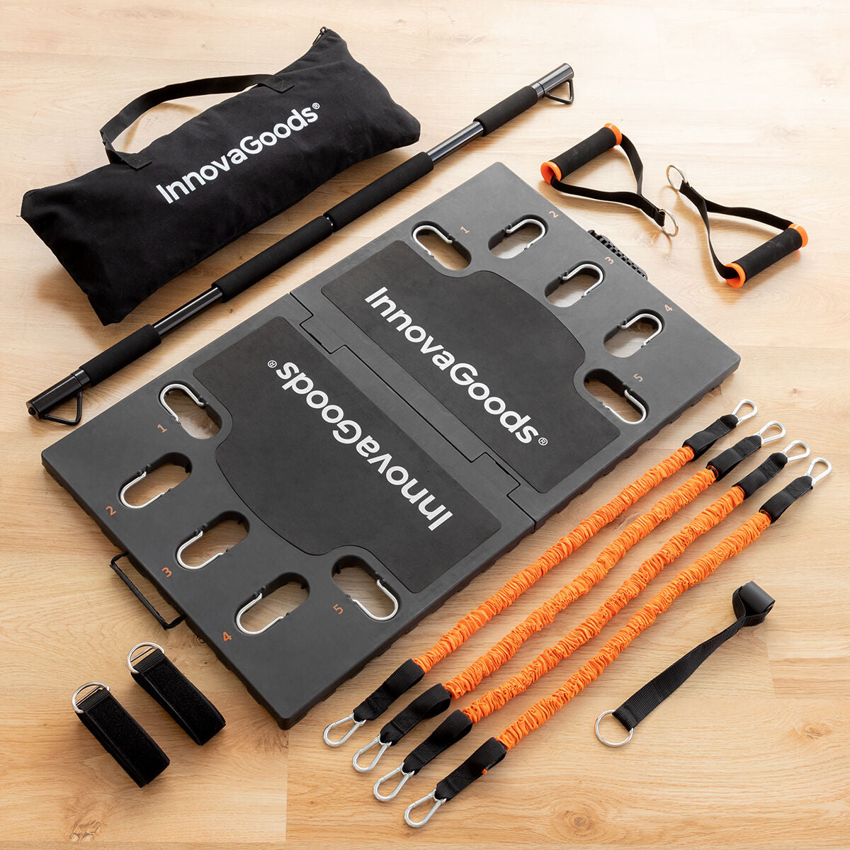 Integrated Portable Training System with Exercise Guide Gympak Max 
