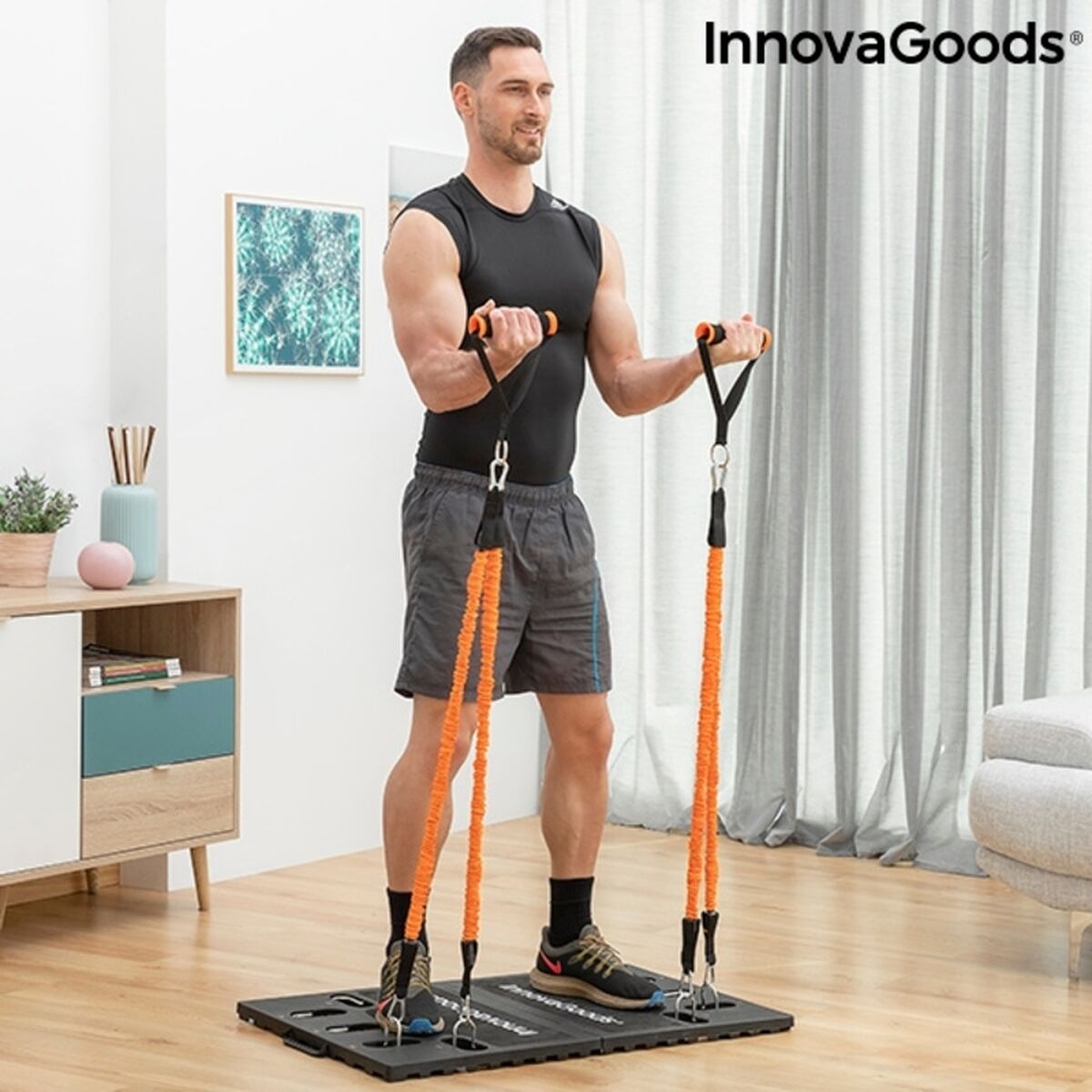 Integrated Portable Training System with Exercise Guide Gympak Max 
