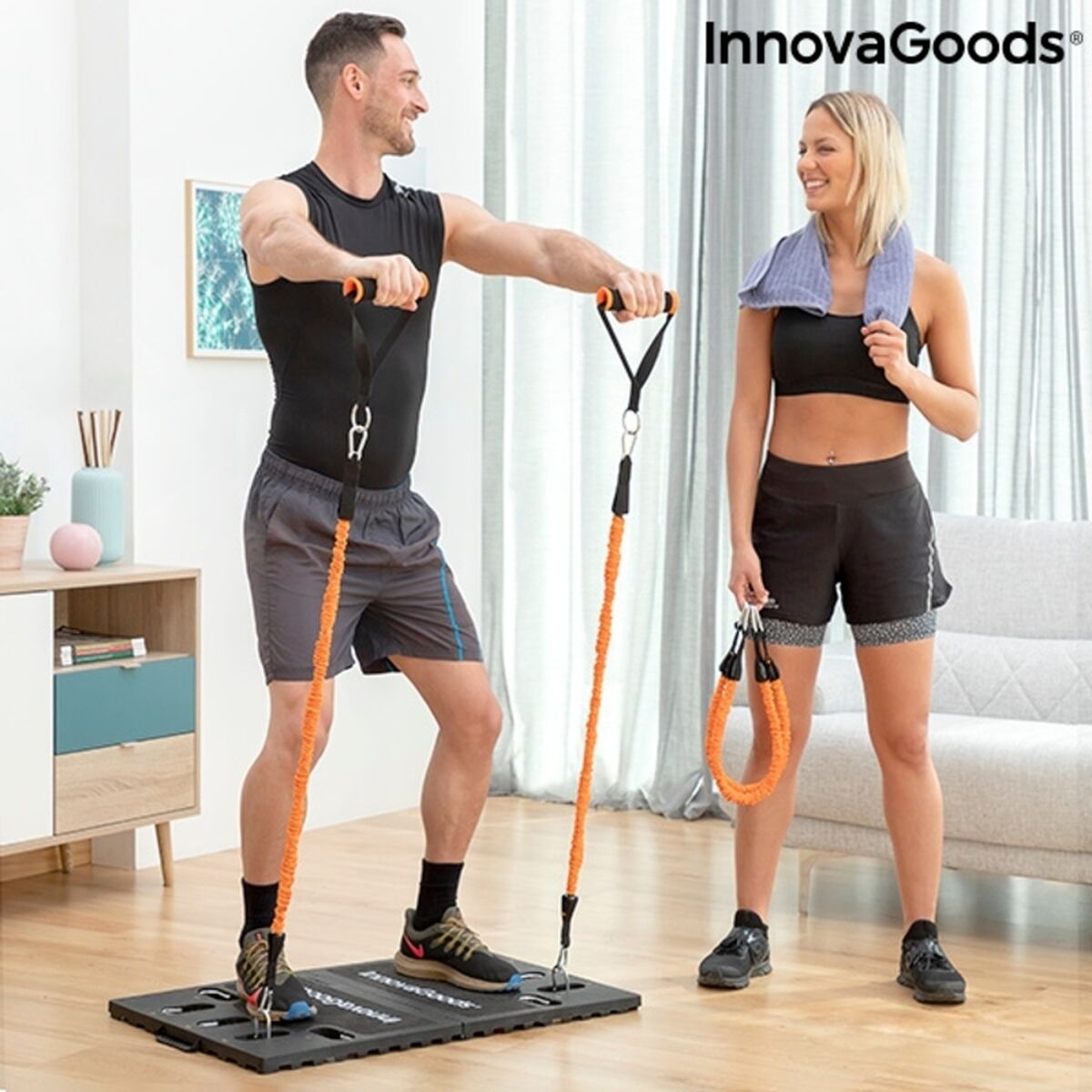 Integrated Portable Training System with Exercise Guide Gympak Max 