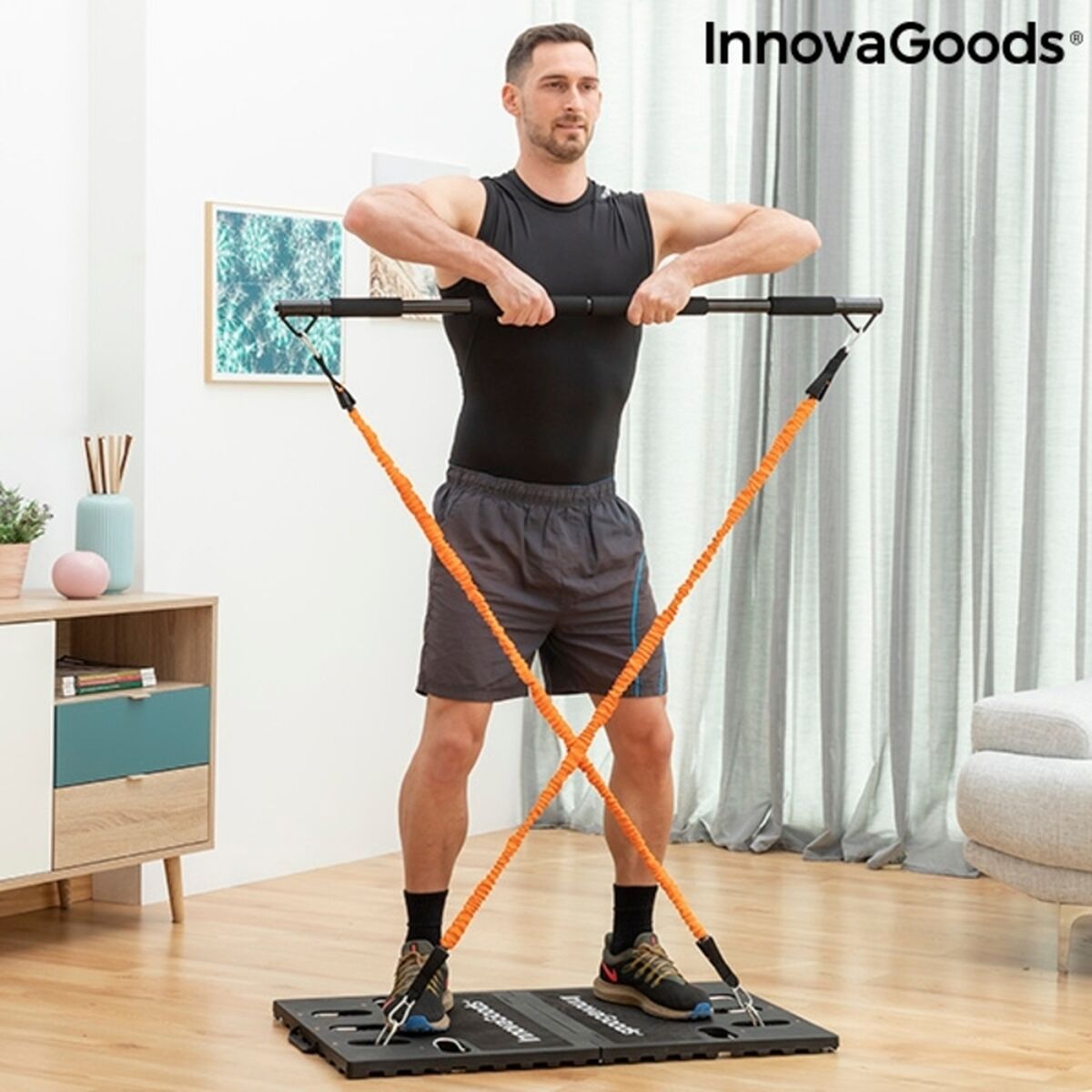 Integrated Portable Training System with Exercise Guide Gympak Max 
