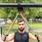 Resistance Bands Set with Accessories and Exercise Guide Rebainer 