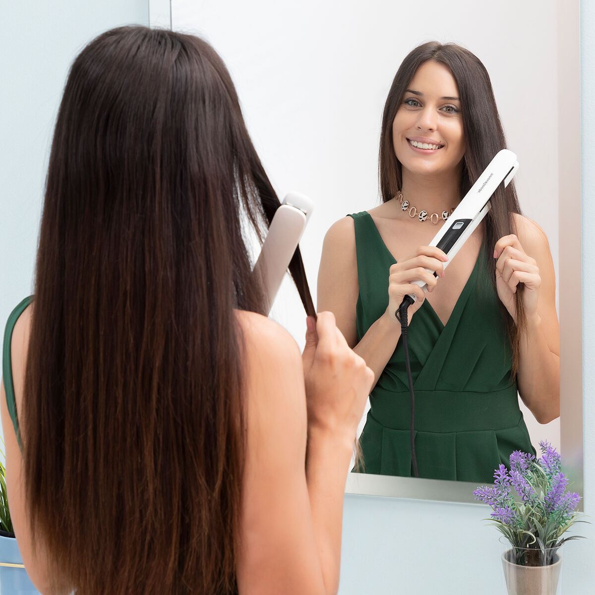 Ceramic Hair Iron with Steam Stemio InnovaGoods 36 W 
