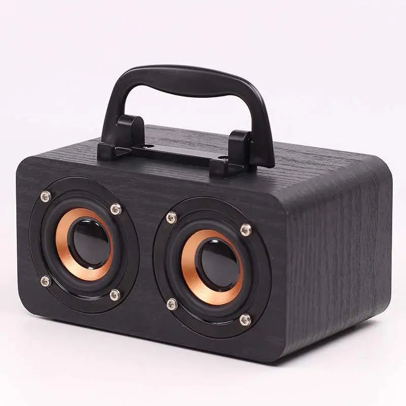 Wooden Wireless Bluetooth Speaker Portable Outdoor 