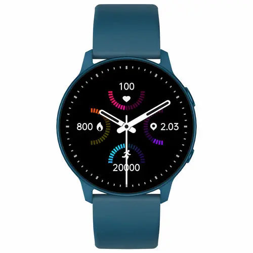 Smart Watch Full Circle Full Touch Heart Rate Pedometer 