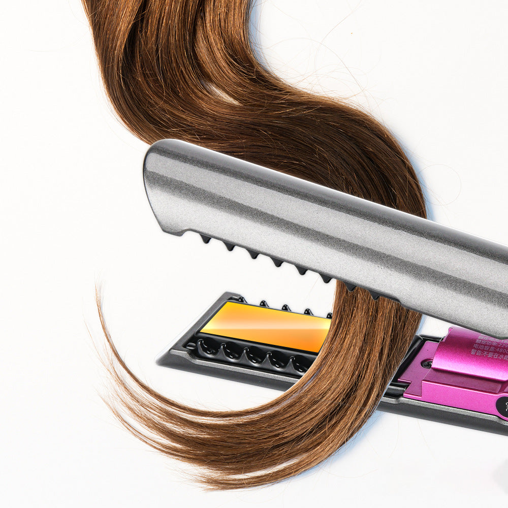 USB Wireless Charging Hair Straightener 