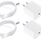 For Apple Phone Fast Charger 2Pack Type C Fast Charger Plug Adapter 