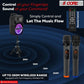 5Core 8 inch PA Portable Bluetooth Party Speaker Karaoke Boombox + 2 